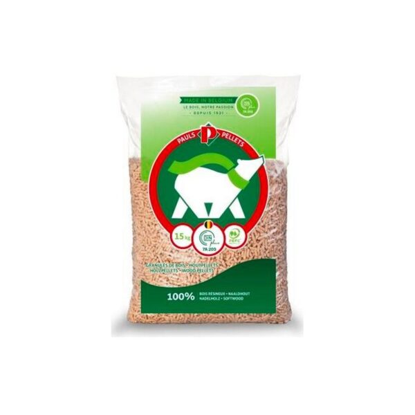 Halbe Palette Holzpellets PAULS Pellets 35 Säcke - 525 kg