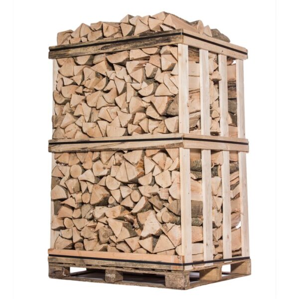 PALETTE MIT BRENNHOLZ-HARTESCHE - 2M3