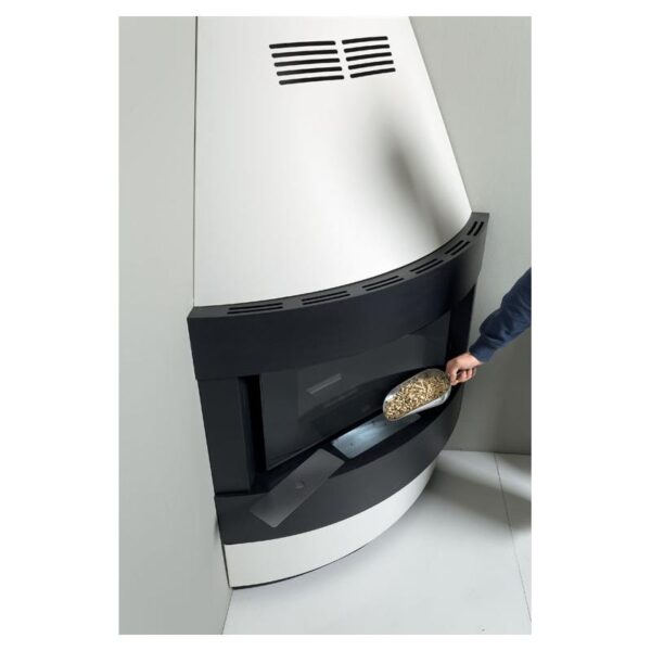 Cheminée à granulés ventilé - EVACALOR Raffaello 11.5 kW