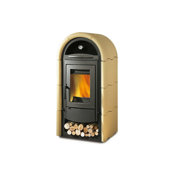 Holzofen mit Ofen - NORDICA Stefany Forno BII 12,5 kW