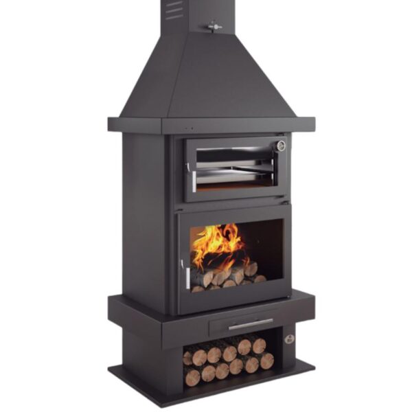 Kaminofen mit Backofen - FIREMATIC Phoenix 10 bis 13 kW