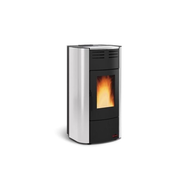 Pelletofen Zentralheizung kuppelbar - EXTRAFLAME Raffaella Idro H15 19 kW