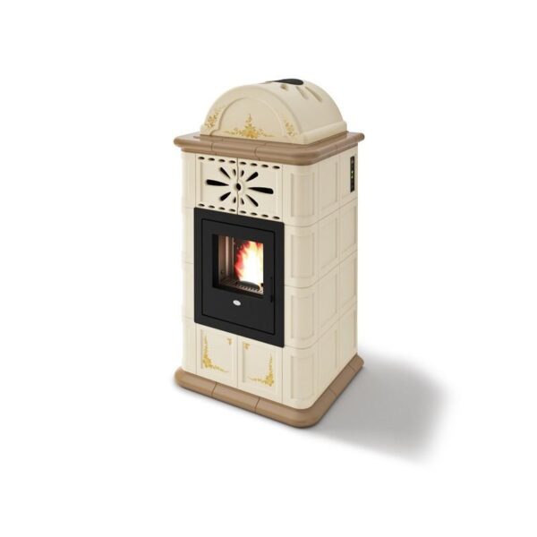 Belüfteter Keramik-Pelletofen - EVACALOR Diana 13,5 kW