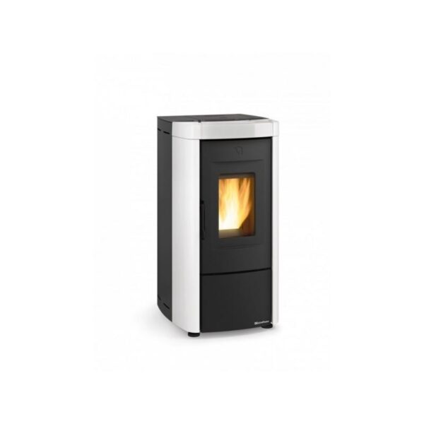PACK Leiser wasserdichter Pelletofen + Dinak-Saugnapf-Kit - EXTRAFLAME Moira Evo 8 kW