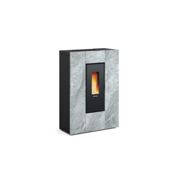 Extra flacher, kanalisierter, belüfteter Pelletofen – EXTRAFLAME Marilena Plus AD Petra 9 kW